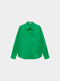 Сорочка повсякденна MANGO Lino модель 77020348_42 Сорочка повсякденна MANGO Lino модель 77020348_42 Фото