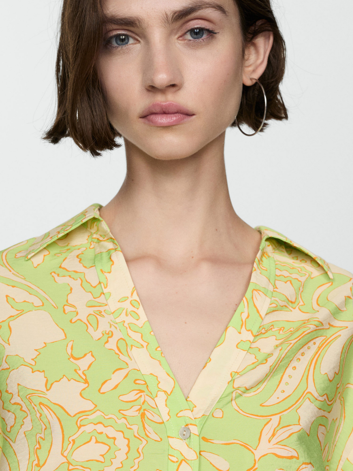 Рубашка повседневная MANGO Clavel модель 77020349_14 Фото