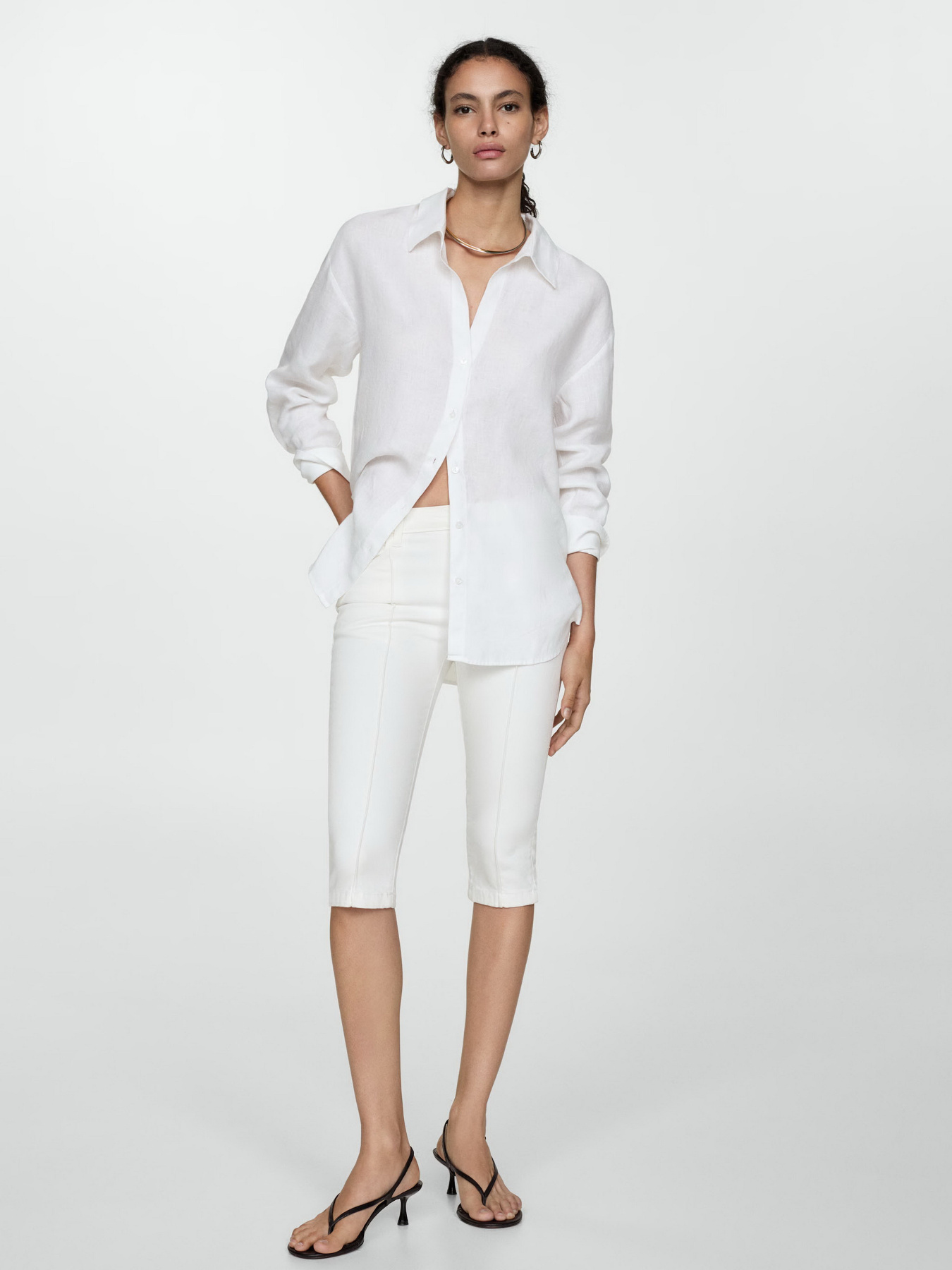 Рубашка повседневная MANGO Samari модель 77020352_2 Рубашка повседневная MANGO Samari модель 77020352_2 Фото