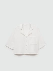 Рубашка повседневная MANGO Bambie модель 77040253_2 Фото