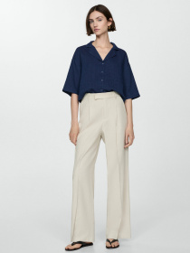 Рубашка повседневная MANGO Bambie модель 77040254_57 Рубашка повседневная MANGO Bambie модель 77040254_57 Фото