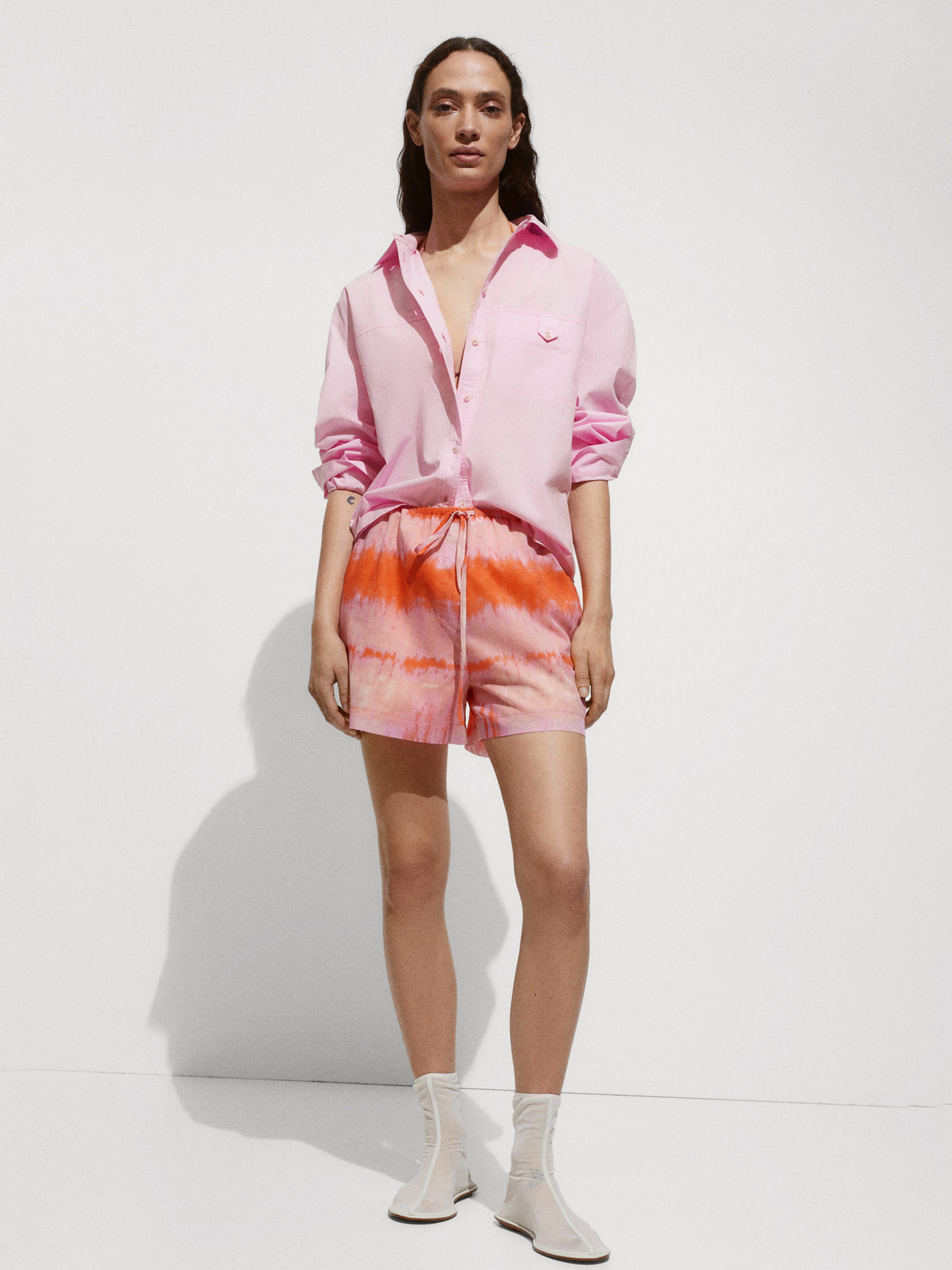 Сорочка MANGO Nia модель 77050579_81 Фото