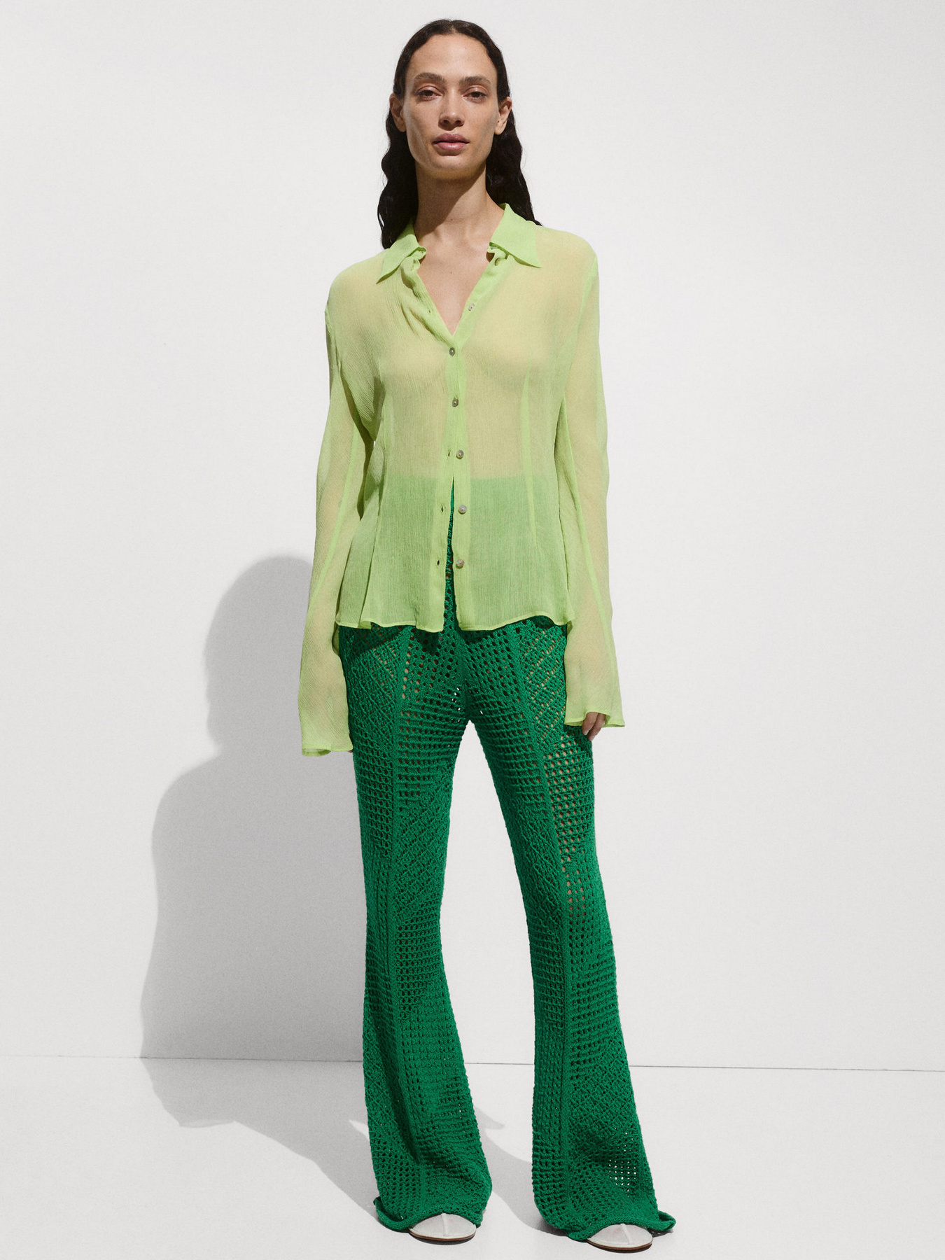 Сорочка MANGO Felisas модель 77050388_14 Фото