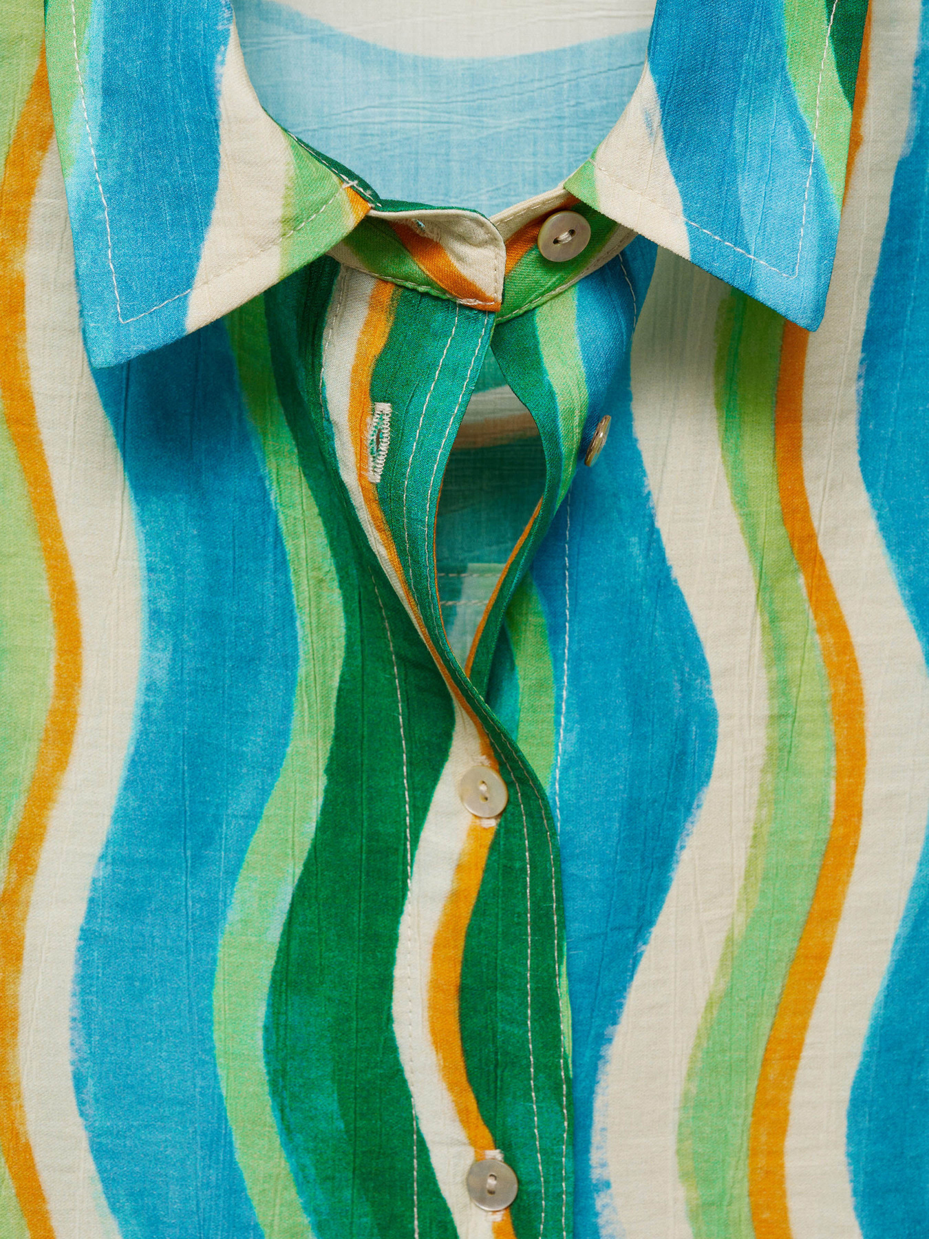 Рубашка повседневная MANGO Mykonos модель 77080344_43 Фото