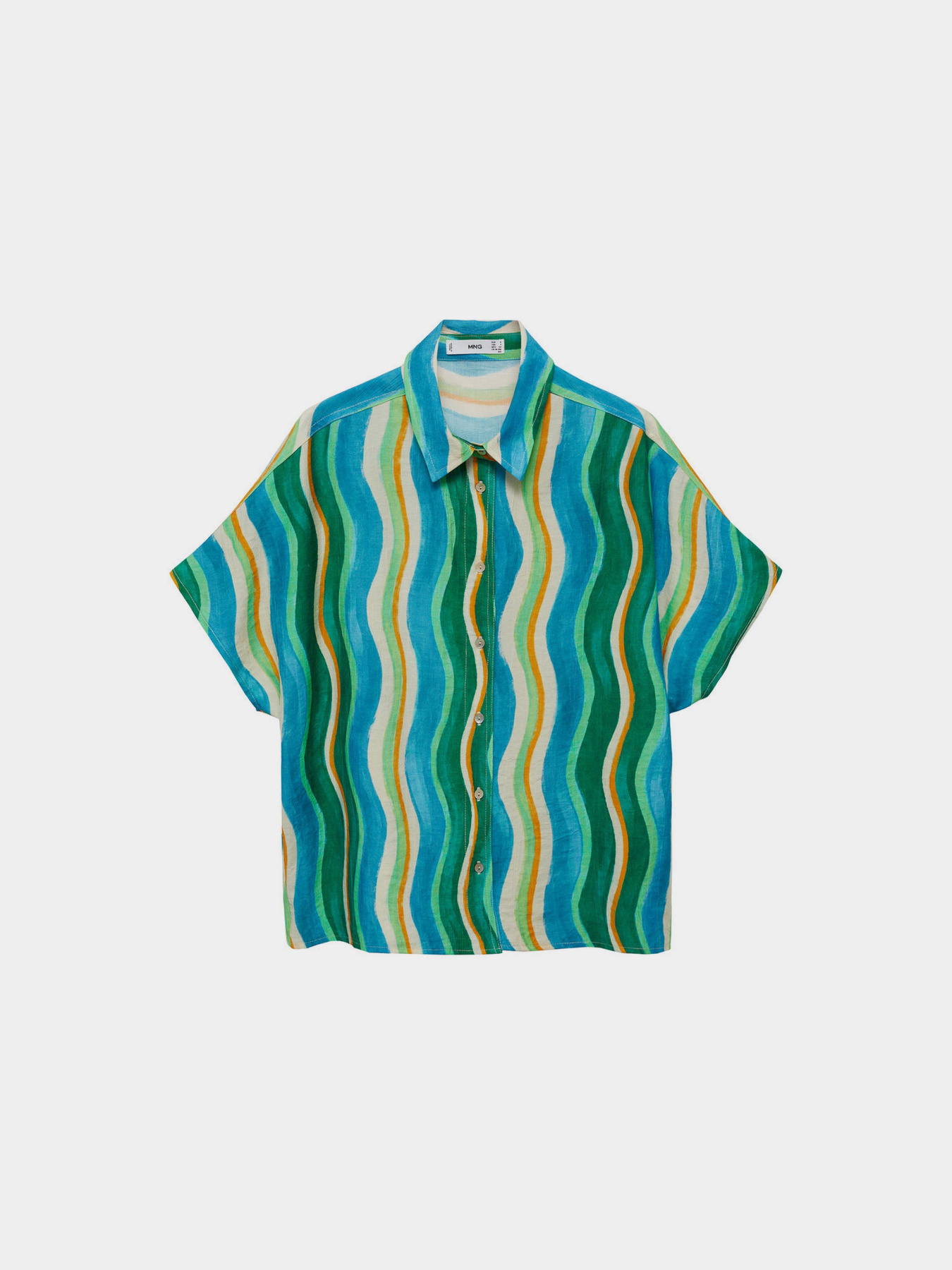 Рубашка повседневная MANGO Mykonos модель 77080344_43 Фото