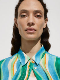 Рубашка повседневная MANGO Mykonos модель 77080344_43 Фото