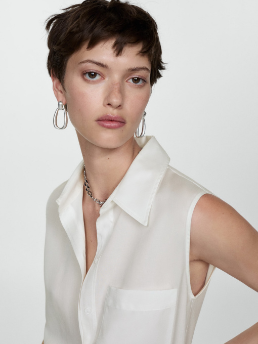 Блуза MANGO Lim модель 77080345_2 Фото