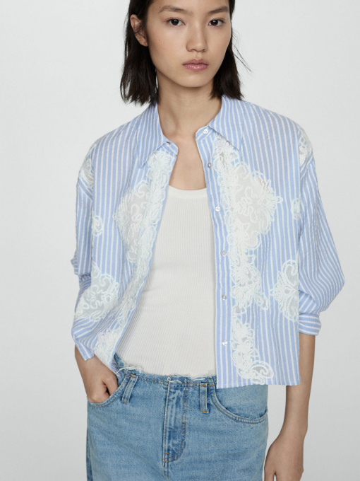 Сорочка повсякденна MANGO Shiva модель 77080355_50 Фото