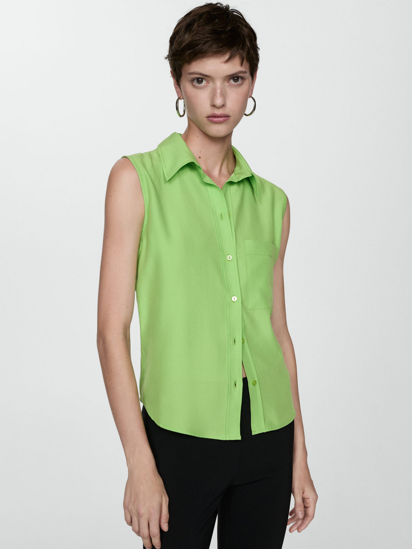 Блуза MANGO Lim модель 77080365_43 Фото