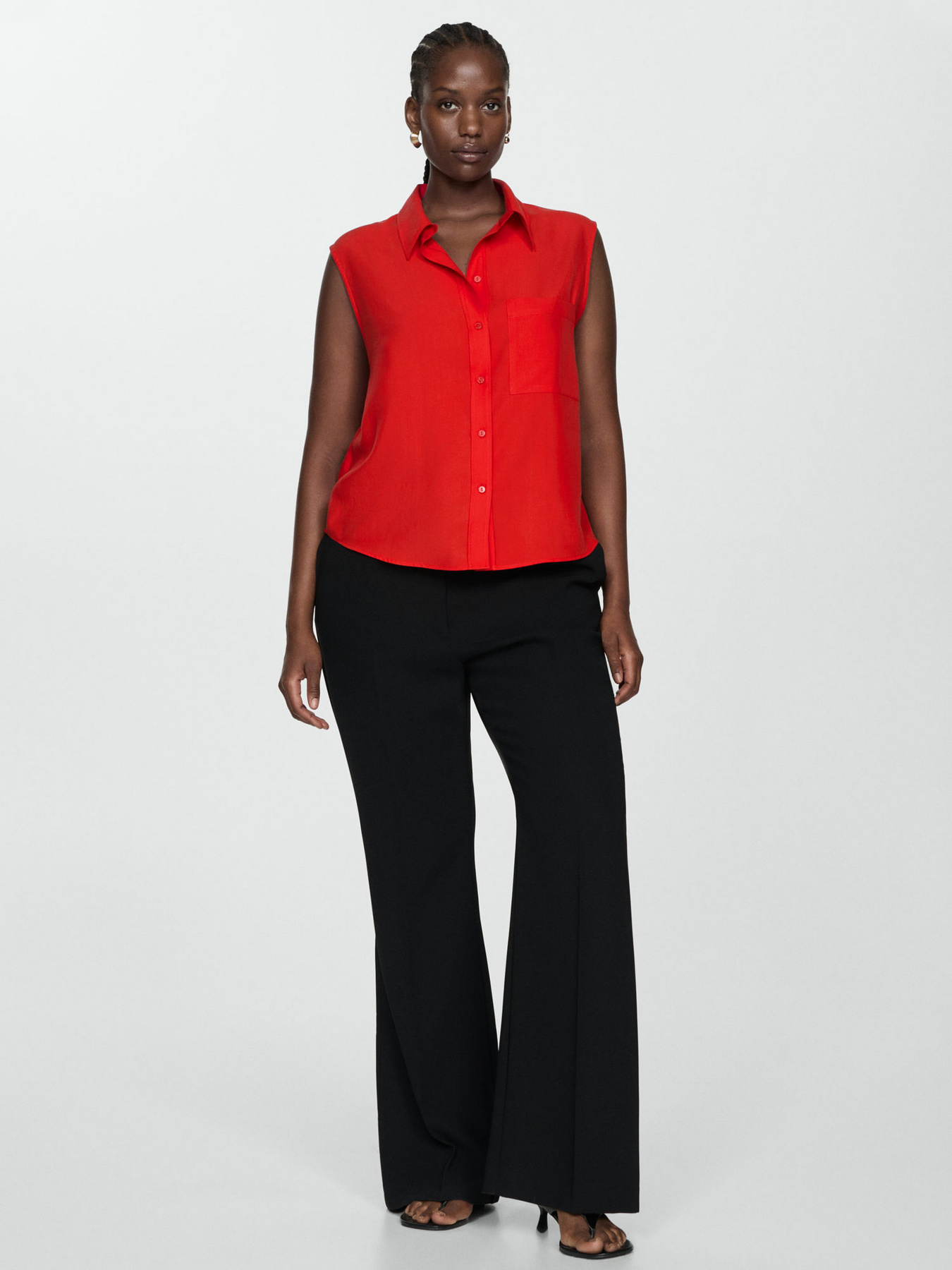 Блуза MANGO Lim модель 77080365_70 Фото