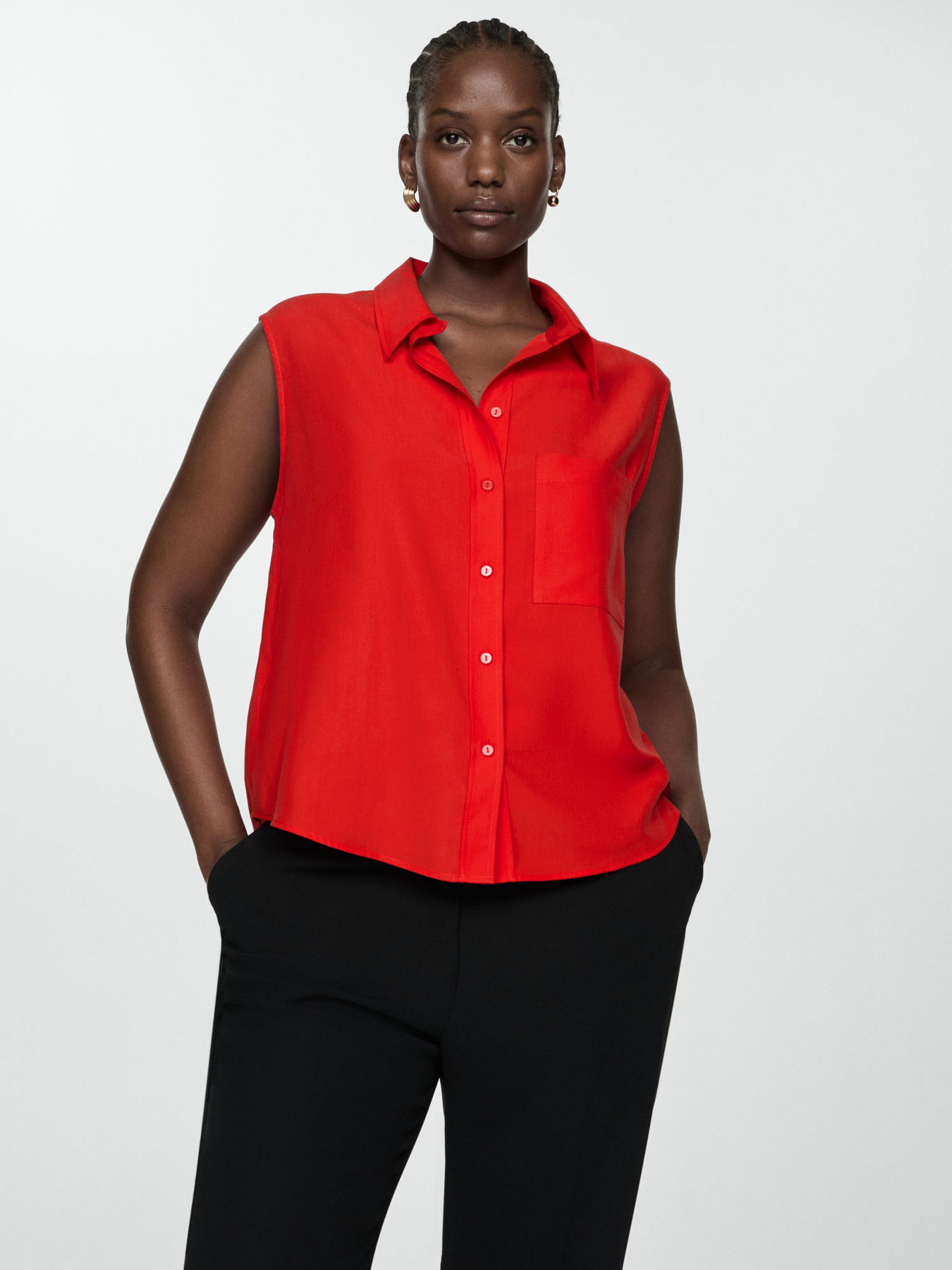 Блуза MANGO Lim модель 77080365_70 Фото