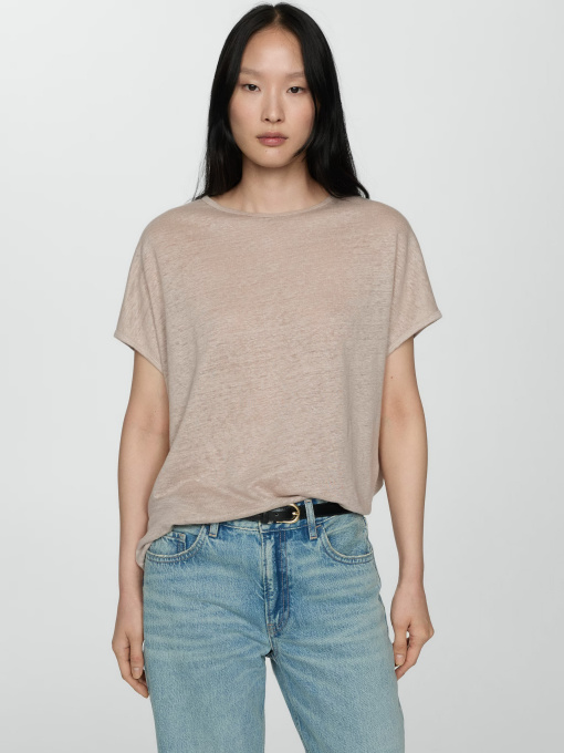 Футболка MANGO Lint модель 77000353_7 Фото