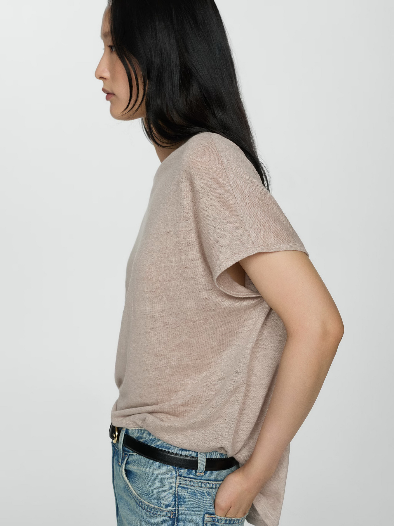 Футболка MANGO Lint модель 77000353_7 Фото