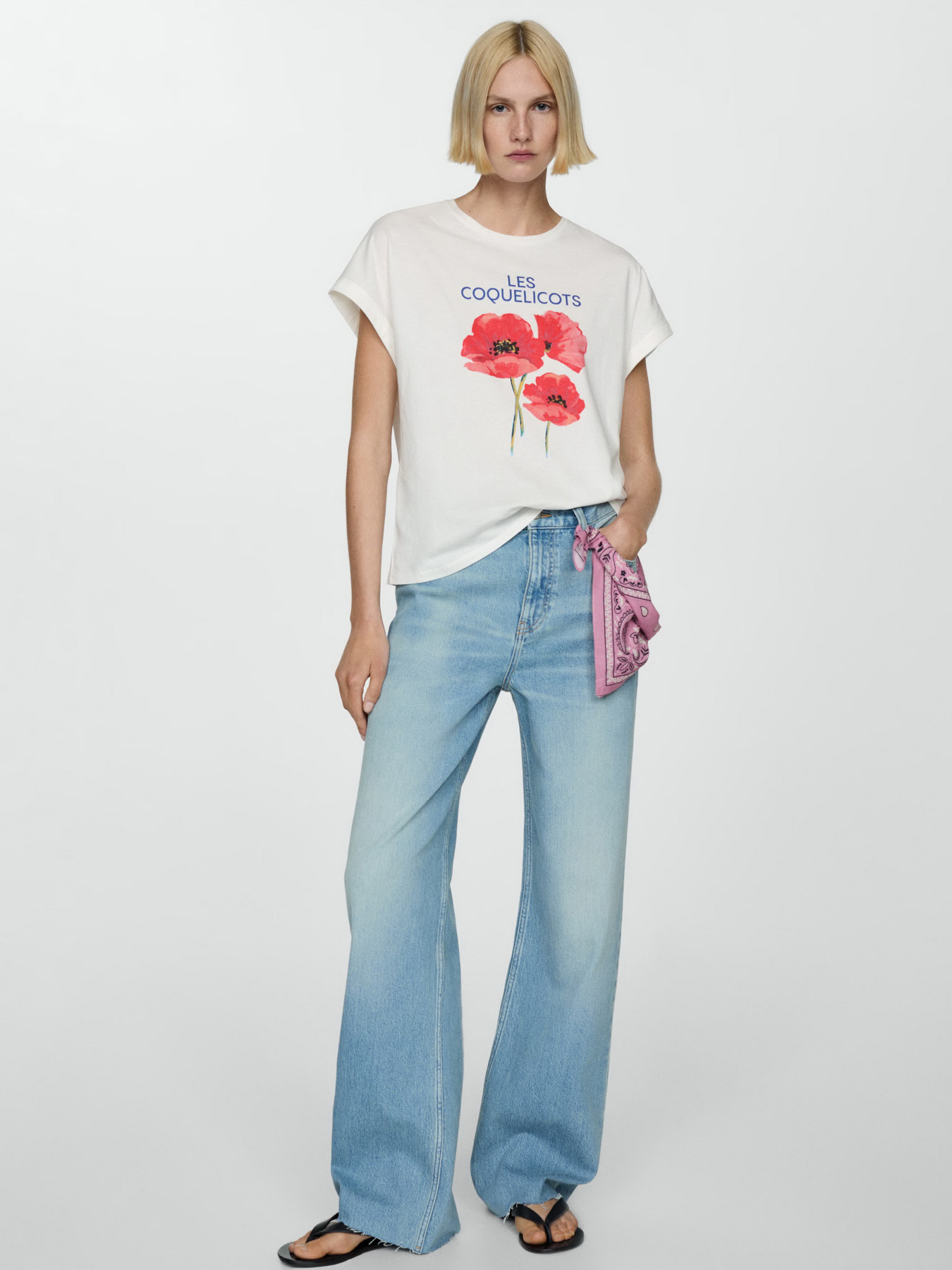 Футболка MANGO Ilustra модель 77010352_2 Фото