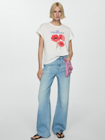 Футболка MANGO Ilustra модель 77010352_2 Фото