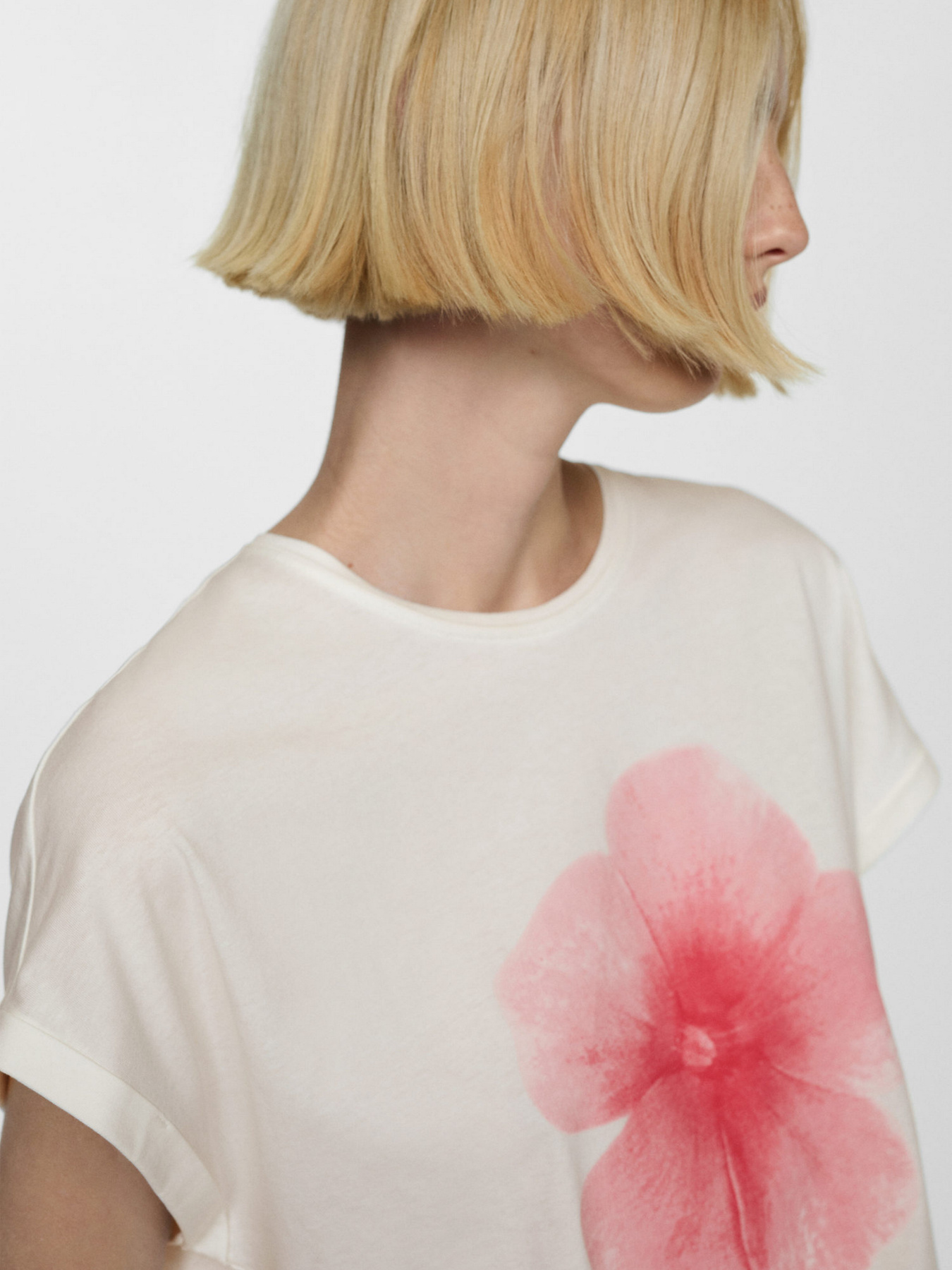 Футболка MANGO Ilustra модель 77010352_81 Фото