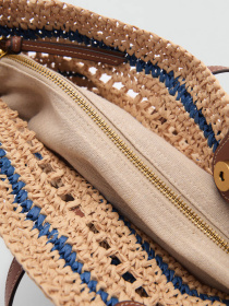 Пляжна сумка MANGO Navy модель 77000228_56 Фото