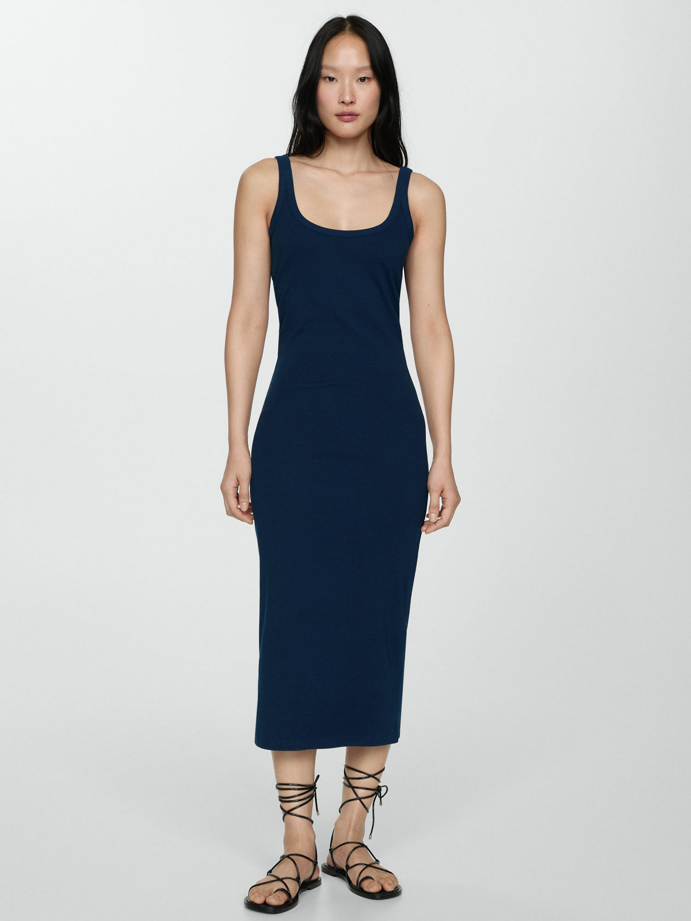 Сукня міді MANGO модель 77022921_56 Фото