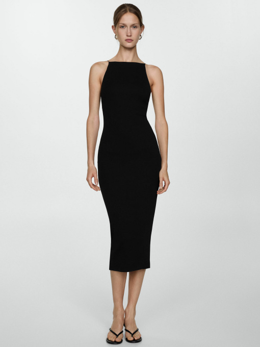 Платье миди MANGO модель 77072922_99 Фото