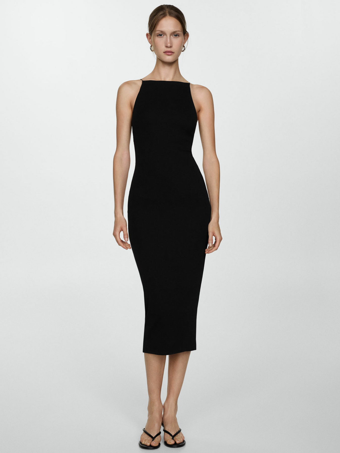 Платье миди MANGO модель 77072922_99 Фото