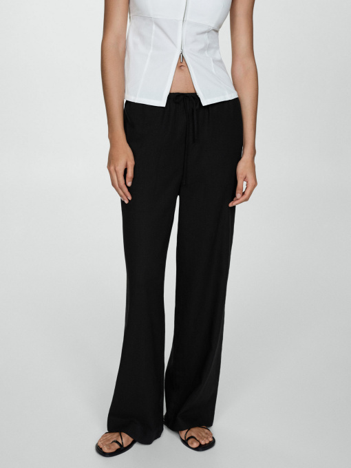 Повседневные штаны MANGO модель 77040372_99 Фото