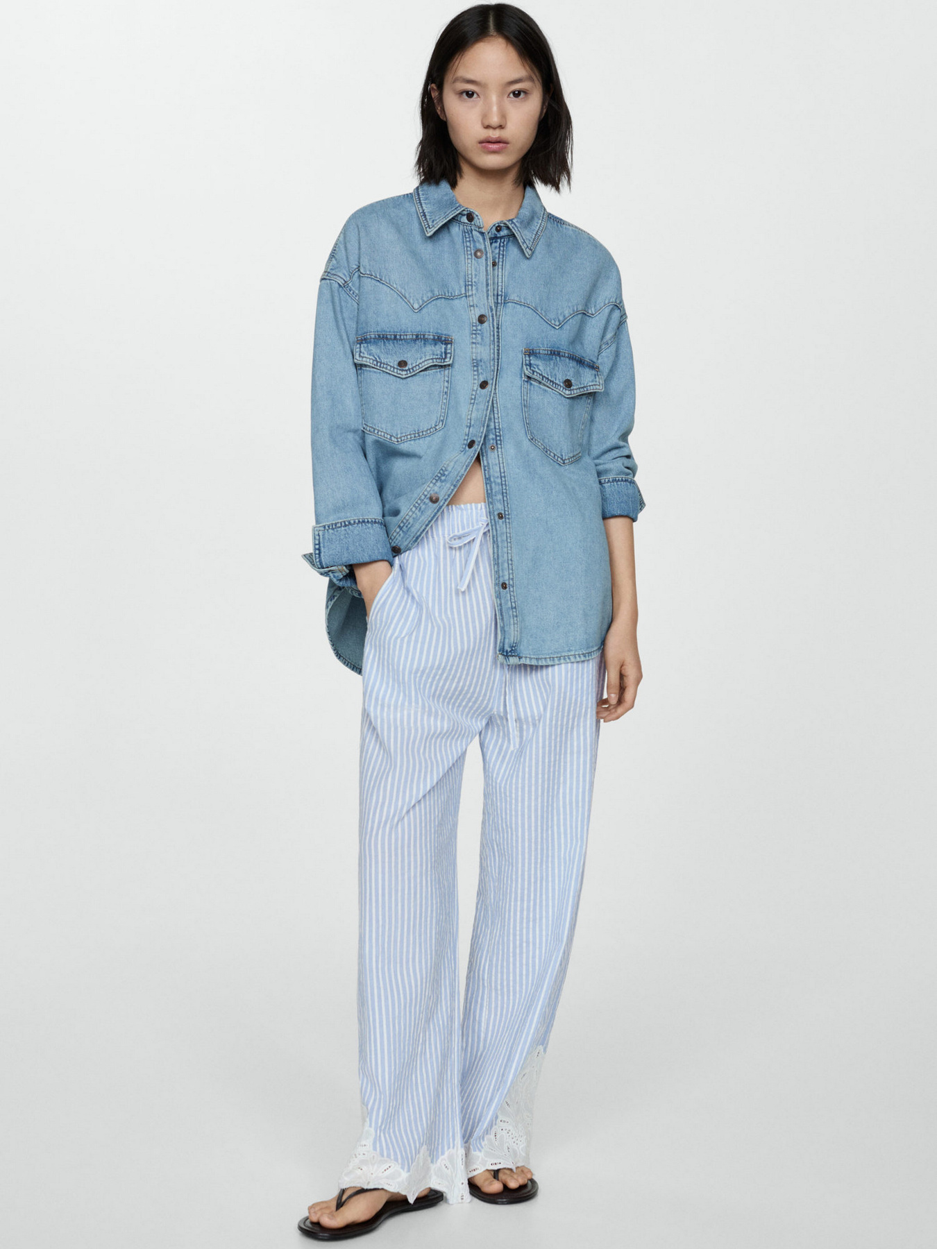 Штани палаццо MANGO модель 77050363_50 Фото