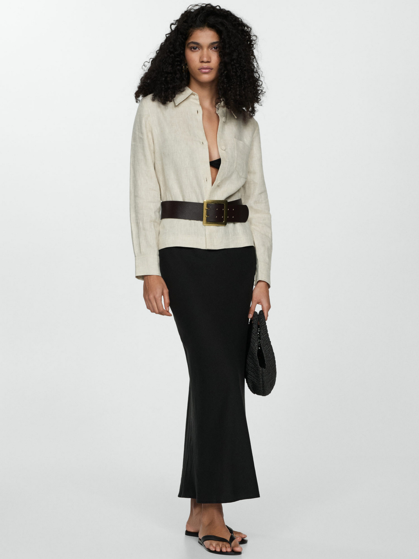 Юбка макси MANGO модель 77090347_99 Фото