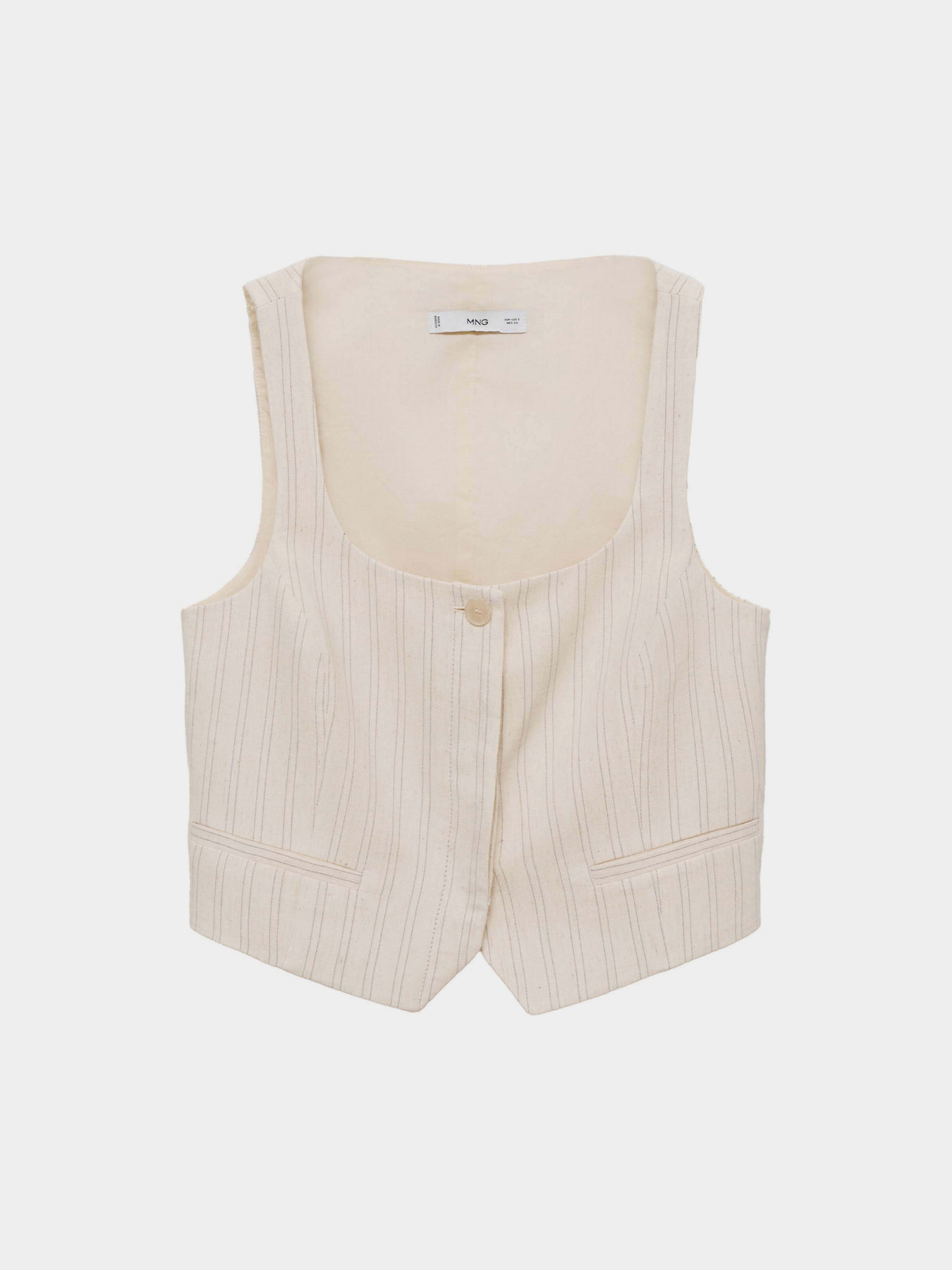 Жилет классический MANGO модель 77043271_5 Фото