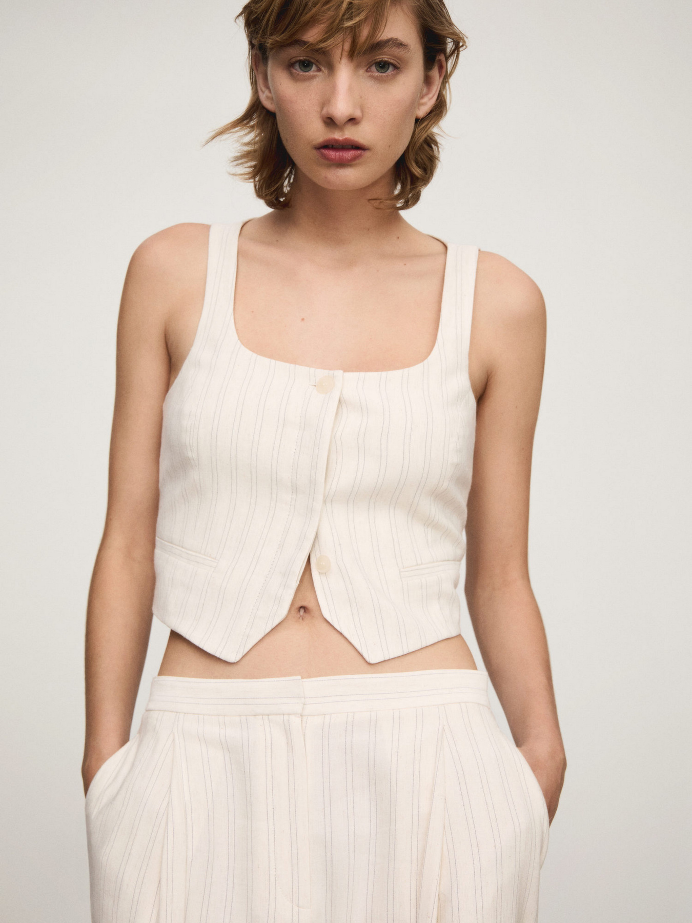 Жилет классический MANGO модель 77043271_5 Фото