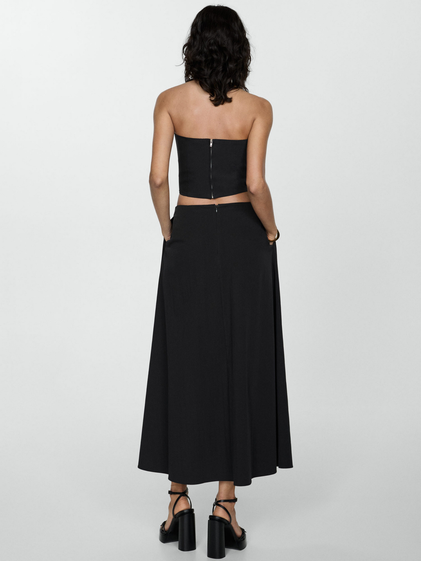 Юбка макси MANGO модель 77050380_99 Фото