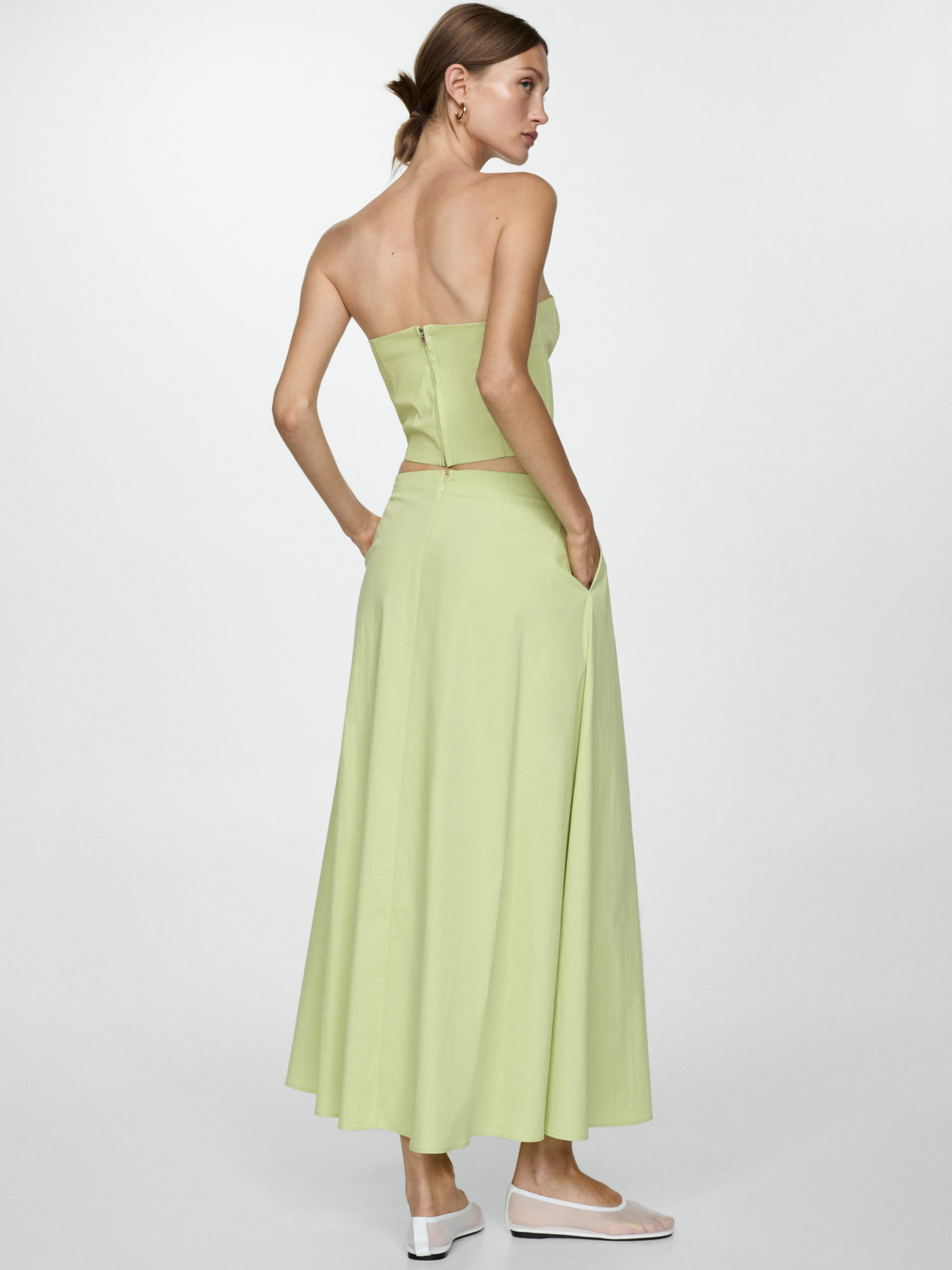 Юбка макси MANGO модель 77050380_40 Фото