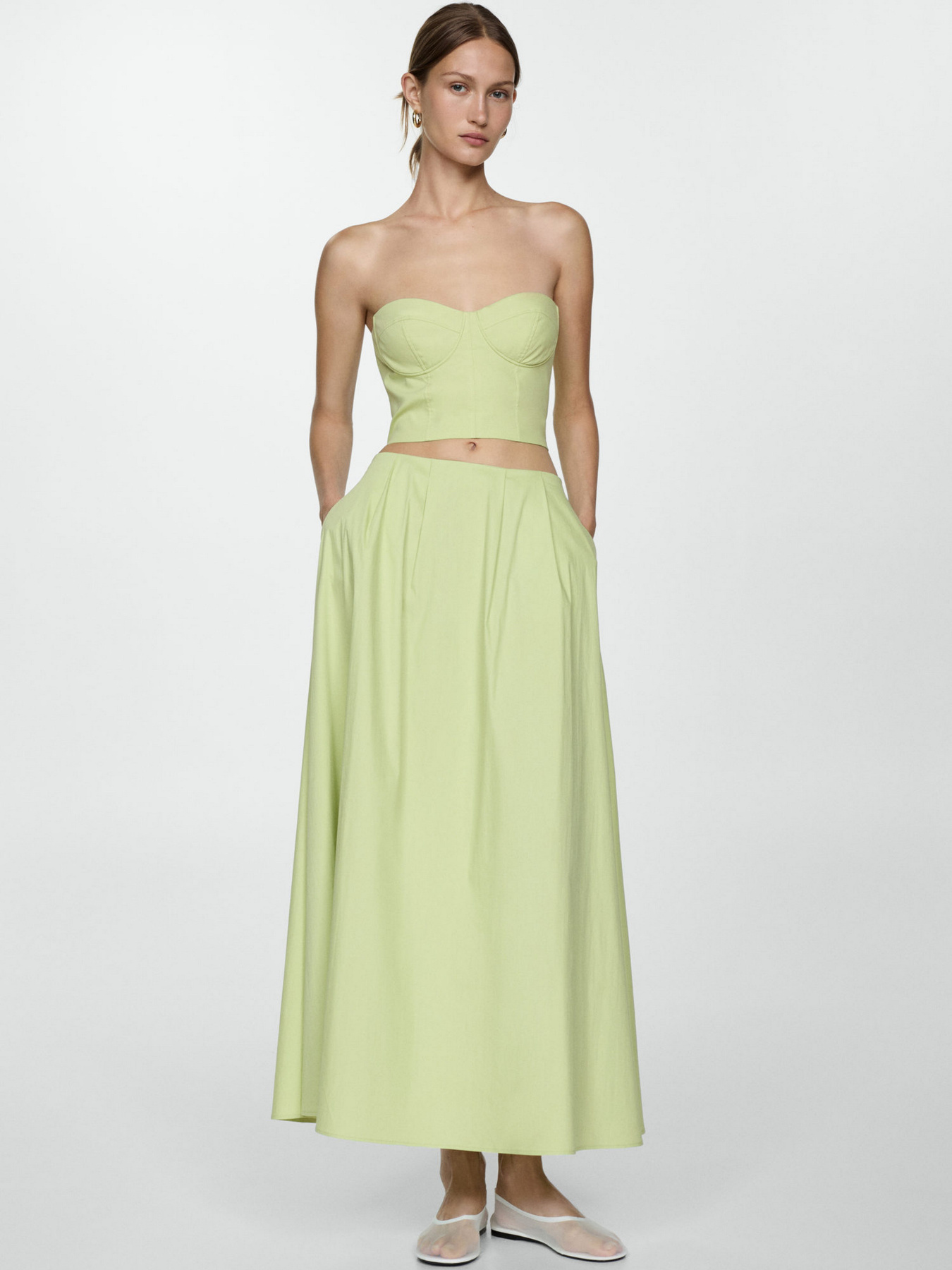Спідниця максі MANGO модель 77050380_40 Фото