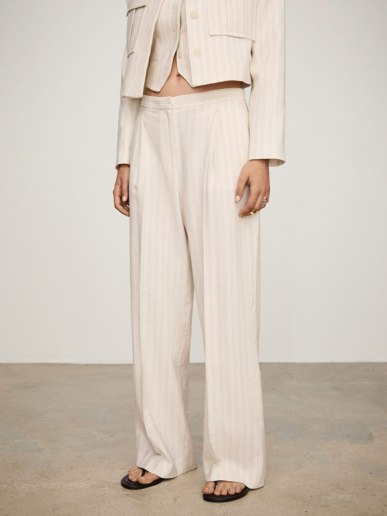 Штани класичні MANGO модель 77063271_5 Фото