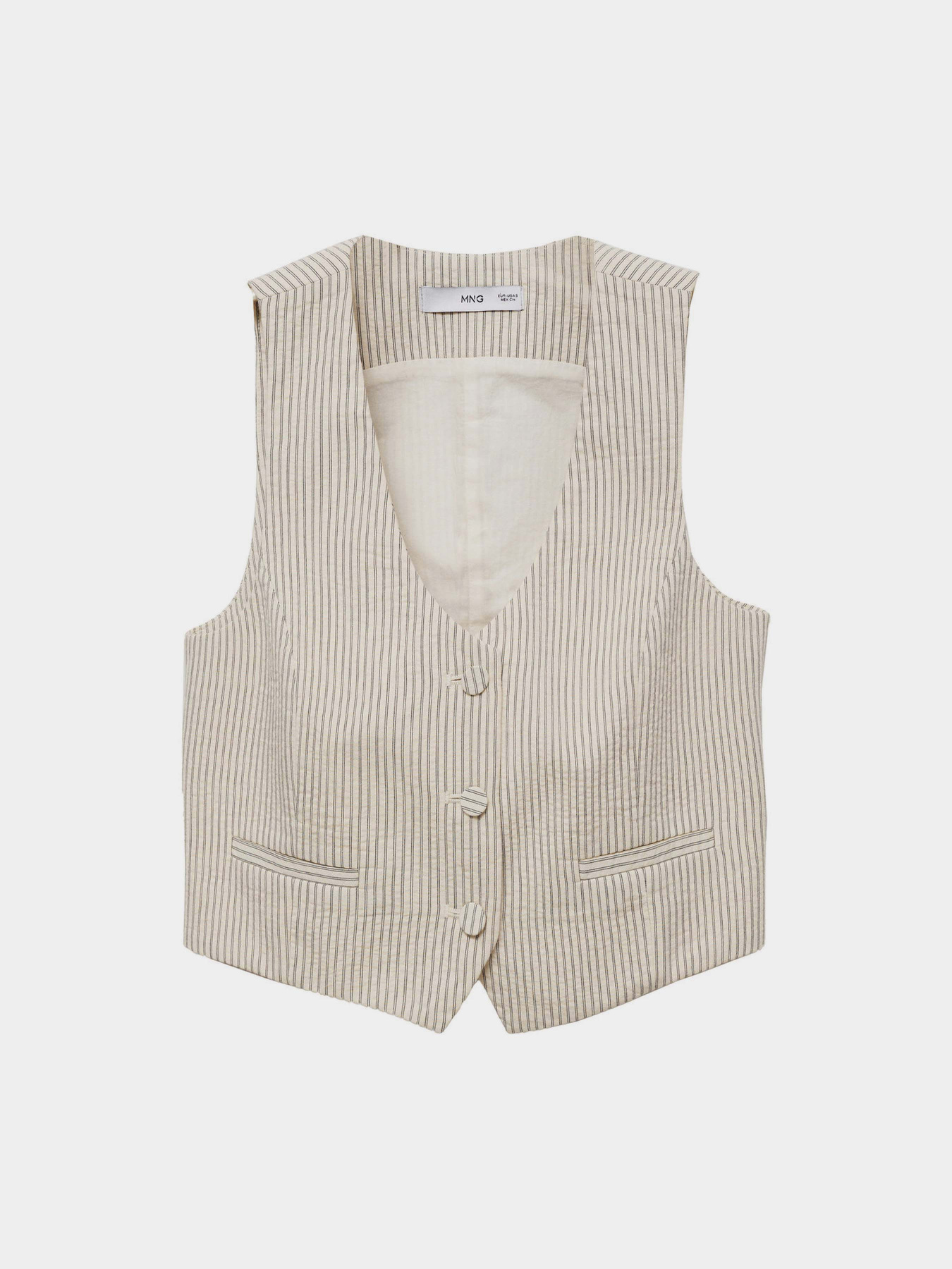 Классический жилет MANGO модель 77080357_5 Классический жилет MANGO модель 77080357_5 Фото