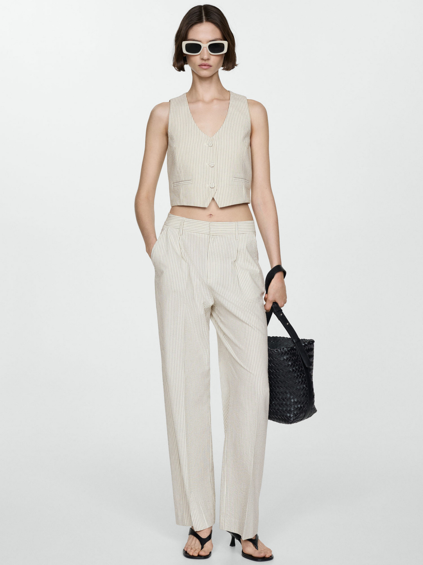 Классические штаны MANGO модель 77090357_5 Классические штаны MANGO модель 77090357_5 Фото