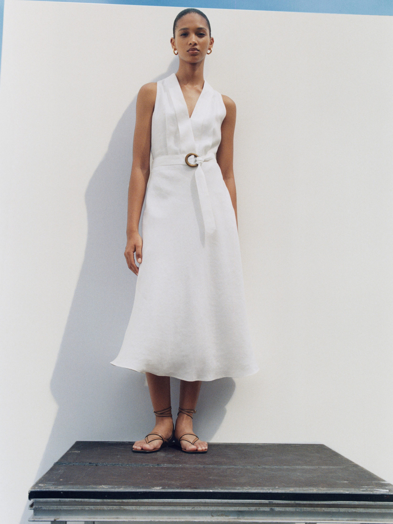 Платье миди MANGO модель 77010349_2 Фото