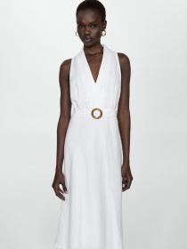 Платье миди MANGO модель 77010349_2 Фото