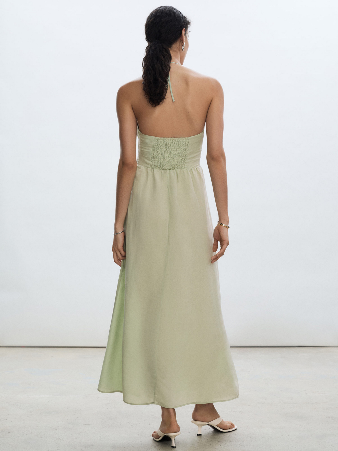 Платье макси MANGO модель 77012929_40 Фото