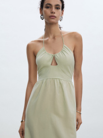 Платье макси MANGO модель 77012929_40 Фото