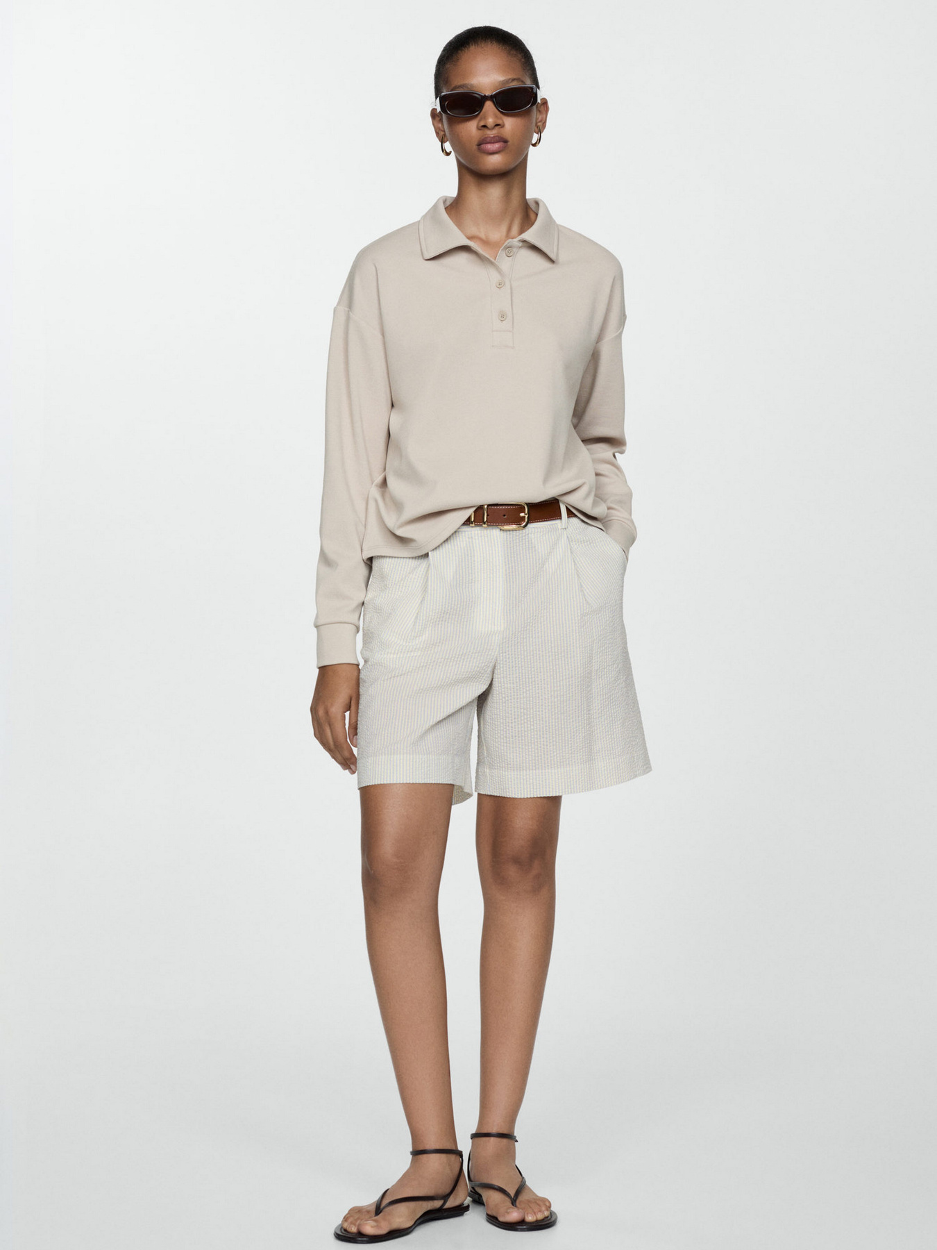 Шорти MANGO модель 77020358_50 Фото