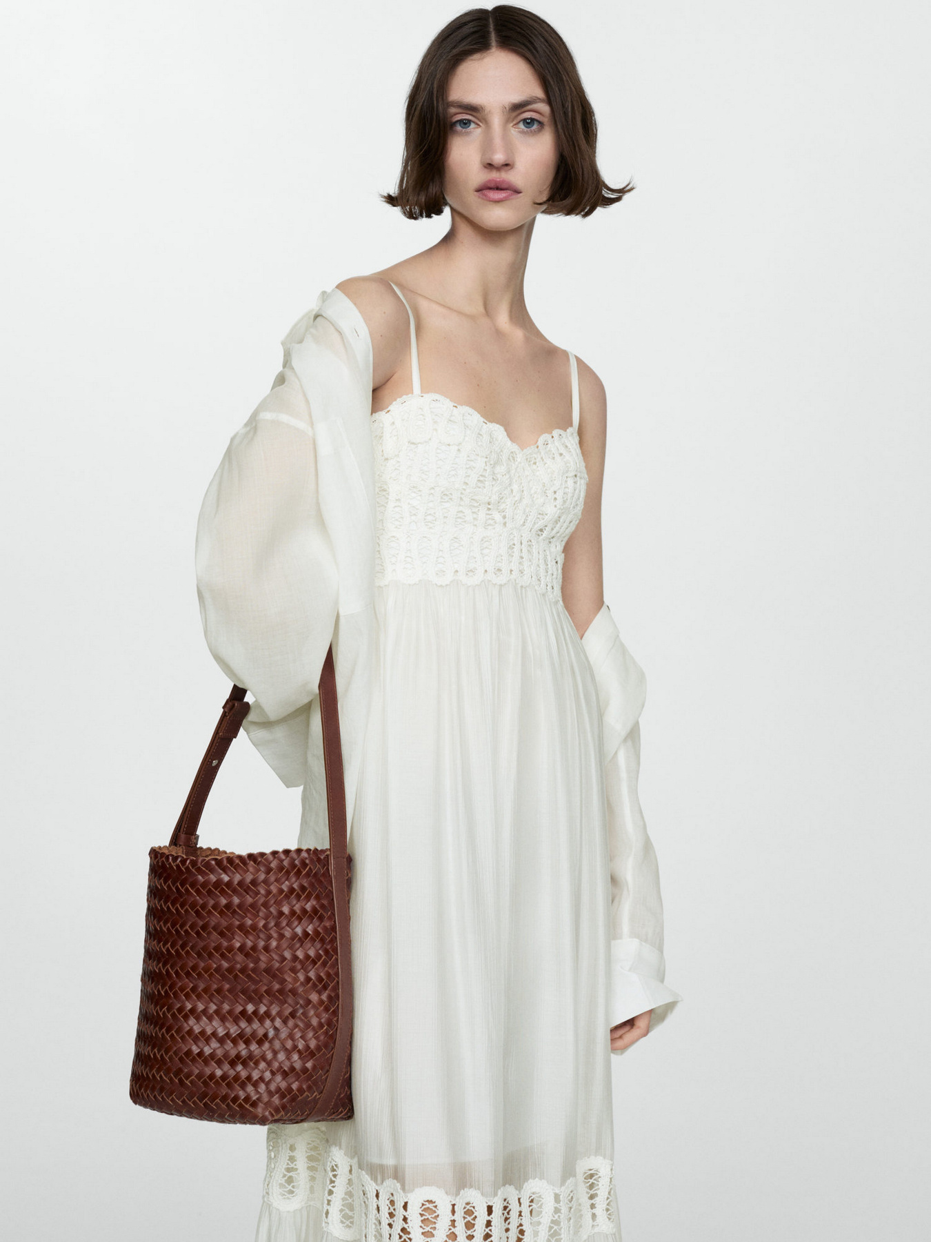 Платье макси MANGO модель 77020363_2 Фото