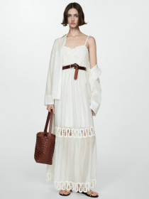 Платье макси MANGO модель 77020363_2 Фото