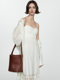 Платье макси MANGO модель 77020363_2 Фото