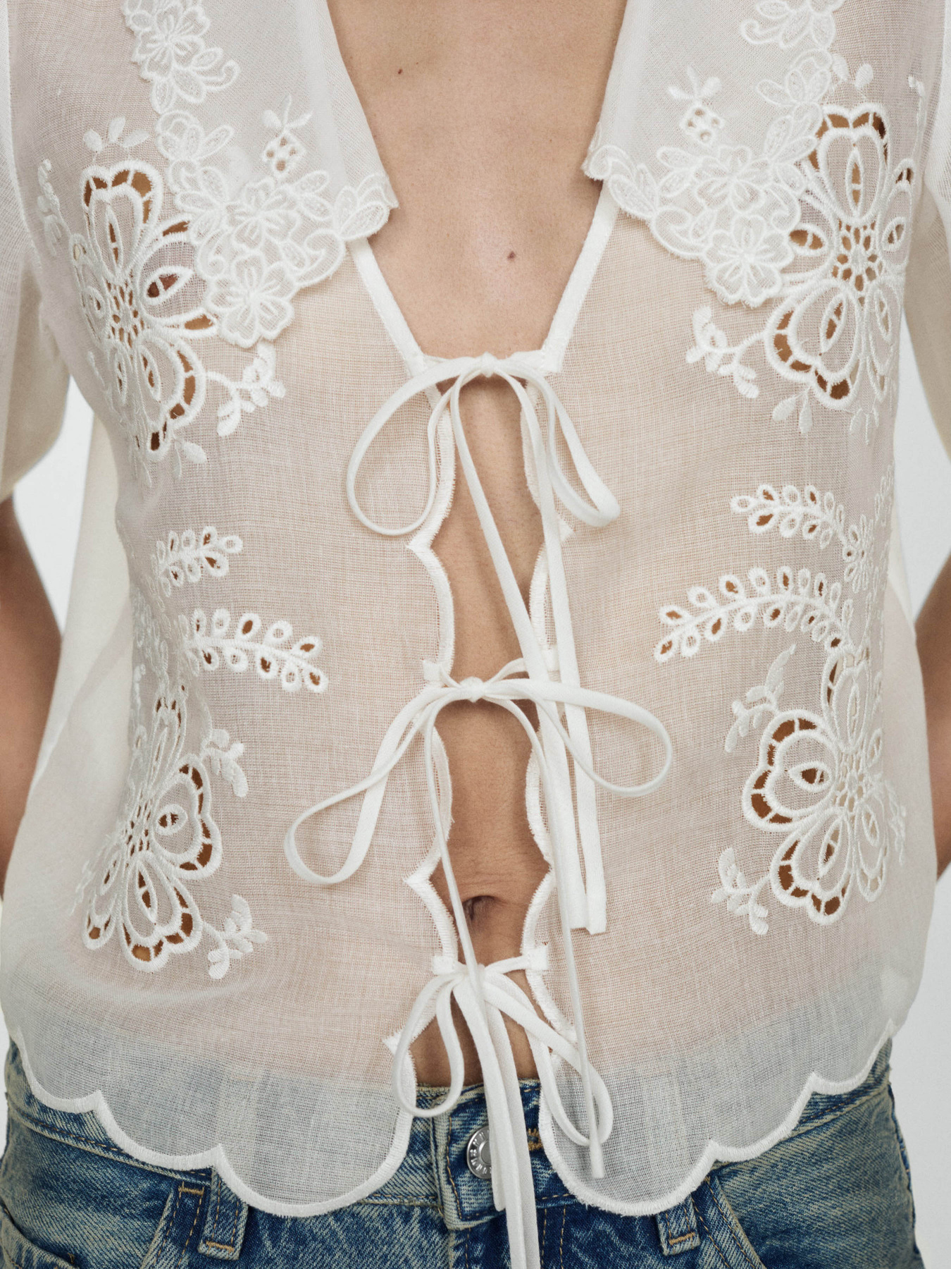 Блуза MANGO модель 77030353_2 Фото