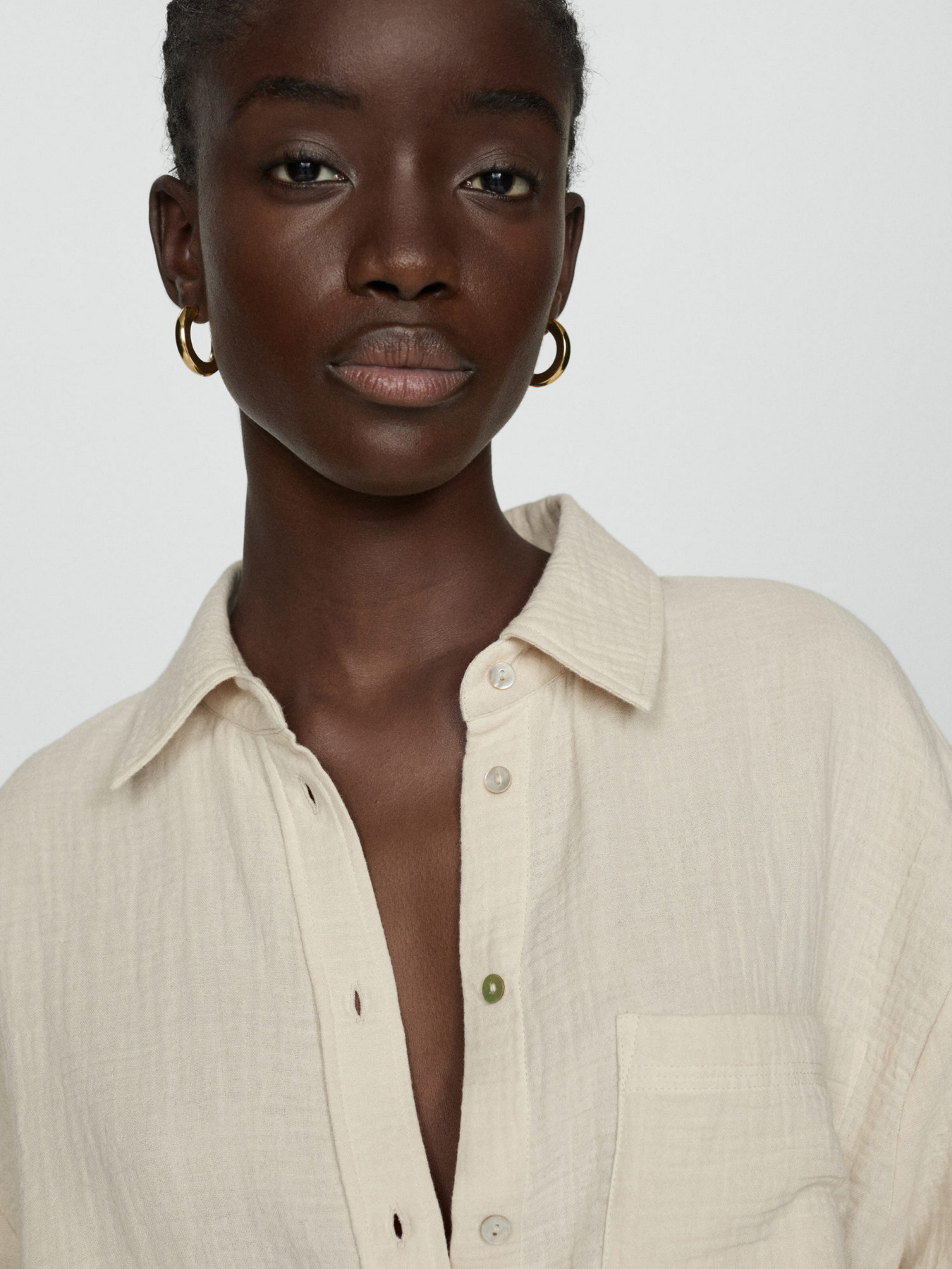 Рубашка MANGO модель 77040333_5 Фото