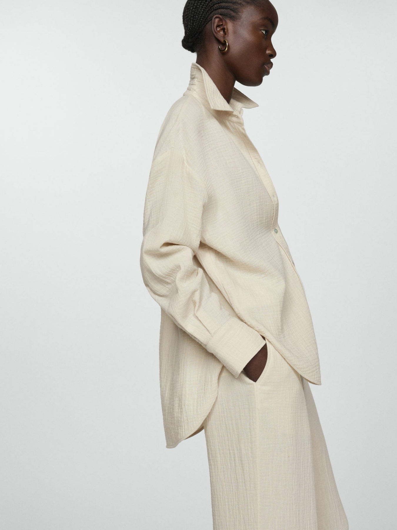 Рубашка MANGO модель 77040333_5 Фото