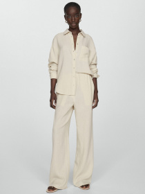 Рубашка повседневная MANGO модель 77040333_5 Рубашка повседневная MANGO модель 77040333_5 Фото