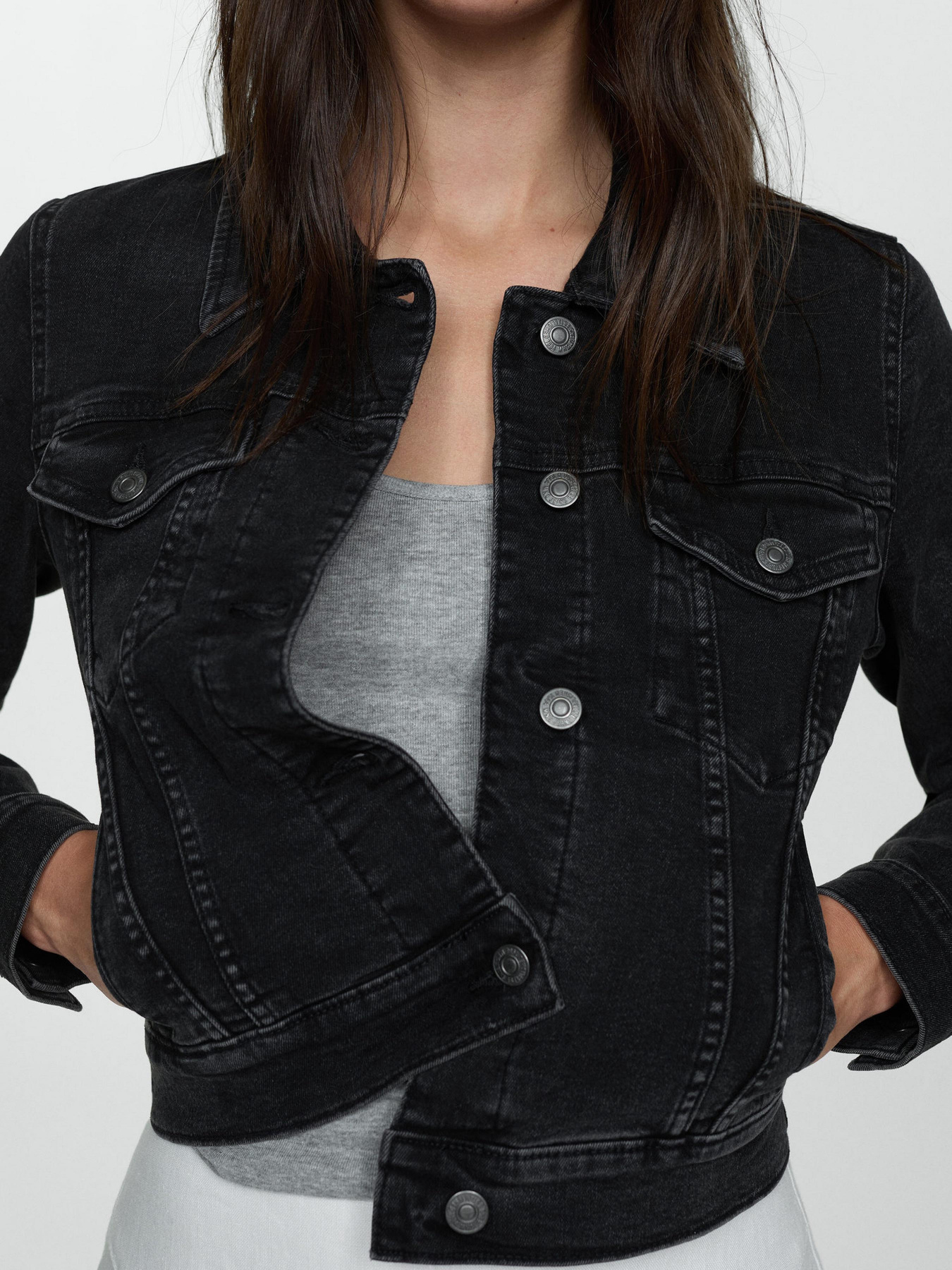 Джинсовая куртка MANGO модель 77010283_TN Джинсовая куртка MANGO модель 77010283_TN Фото