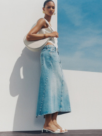 Джинсовая юбка MANGO модель 77010372_TM Фото