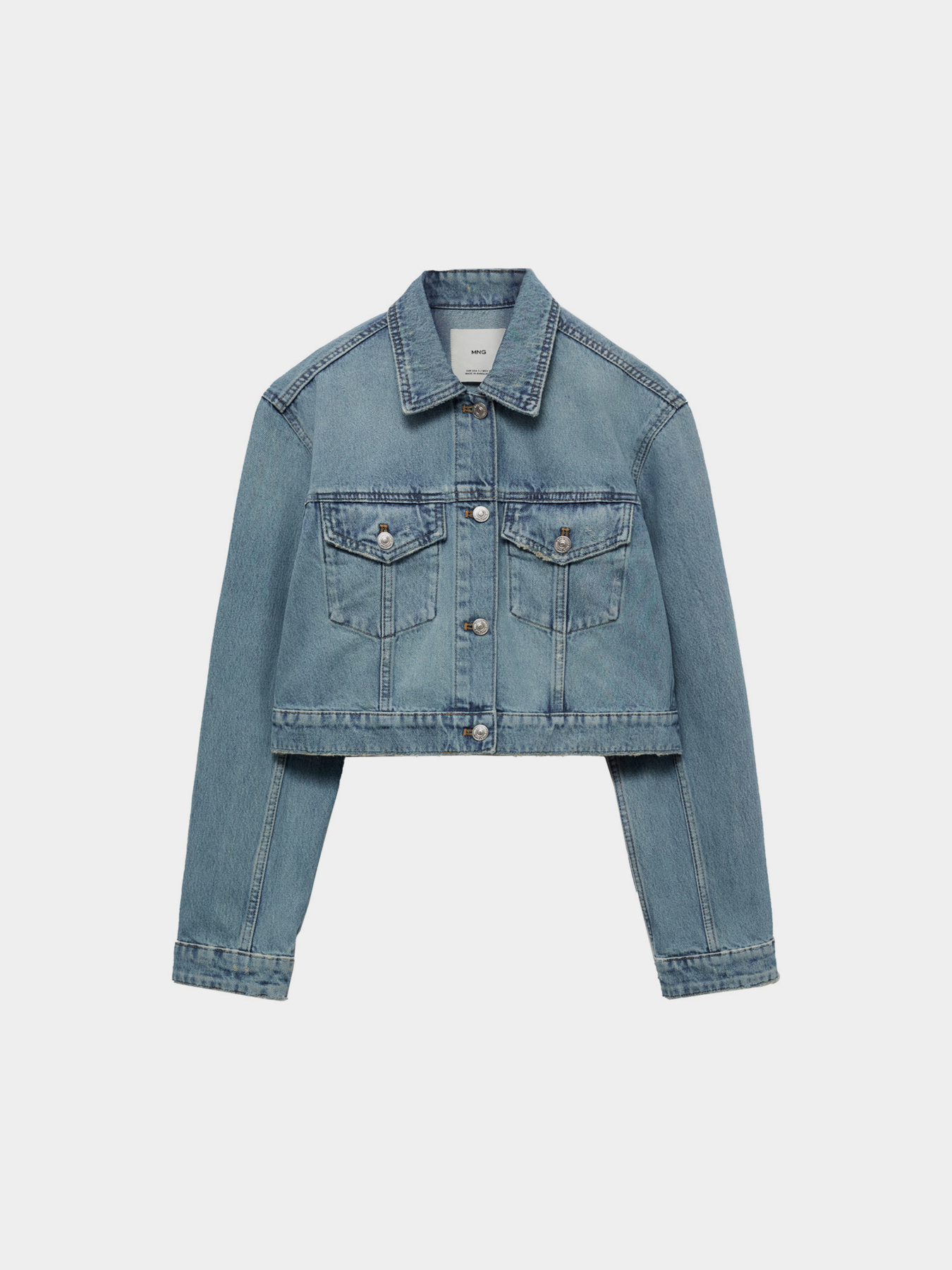 Джинсовая куртка MANGO модель 77030358_TM Фото